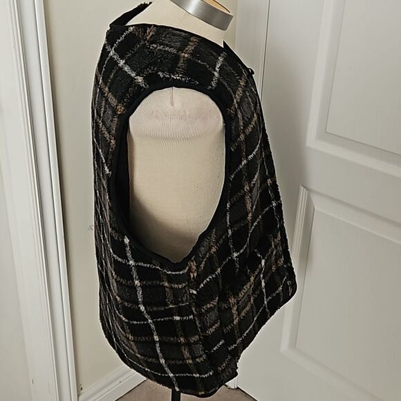 H&M Men's Outerwear Zip-Up Vest Large Black/ Gray - Picture 5 of 16